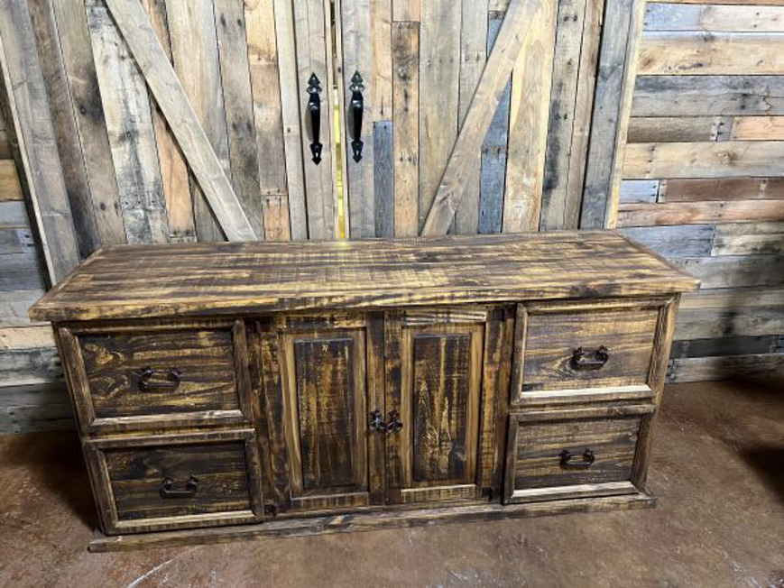 Picture of HONEY ROUGH FILE CABINET