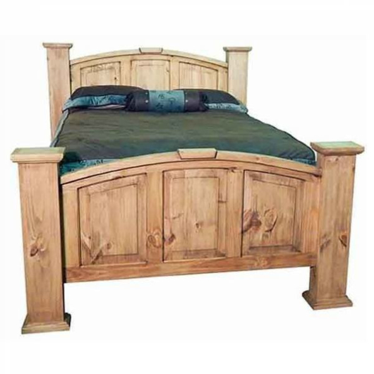Rustic Queen Beds American Oak and More American Oak and More