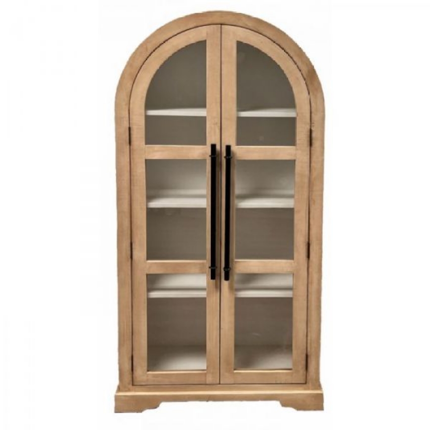 Picture of ROUND TOP ARMOIRE NATURAL