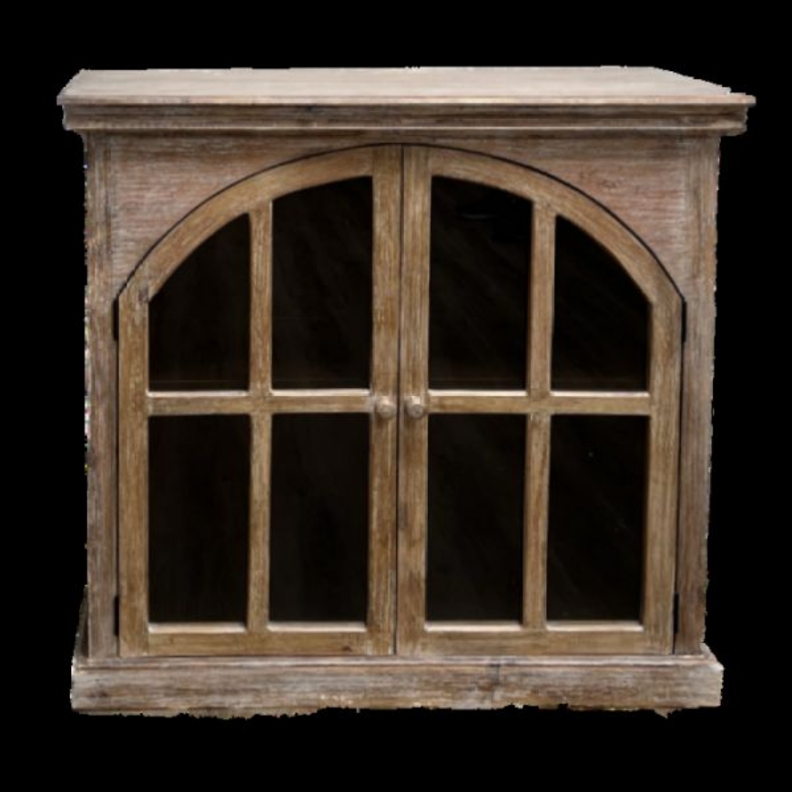 Picture of LT BARNWOOD CURVED 2/DOOR CONS