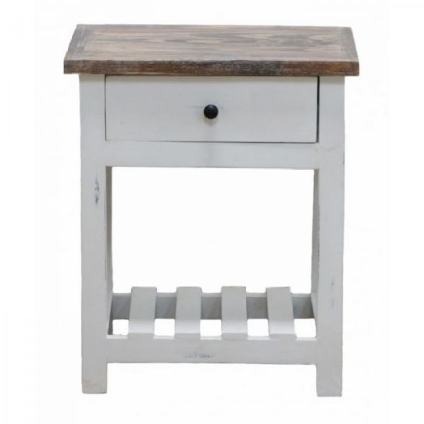 Picture of PARKER END TABLE WHITE/BWD