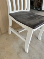 Picture of WHITE AND GRAY CHAIR 