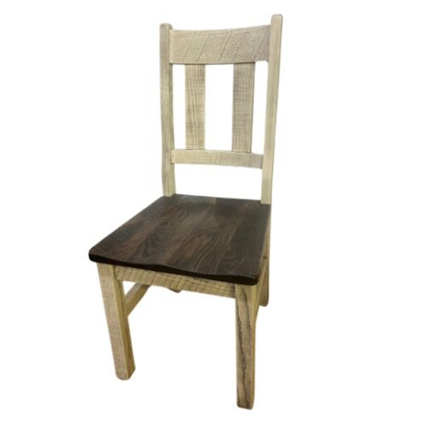 Picture of ALEX SIDE CHAIR WHITE/PEWTER