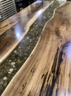 Picture of RIVER ROCK TABLE 42X84 FLOOR