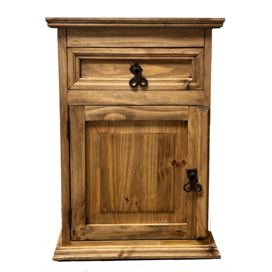 Picture of RUSTIC 1 DOOR 1 DRAWER GUN NIGHTSTAND - MD720