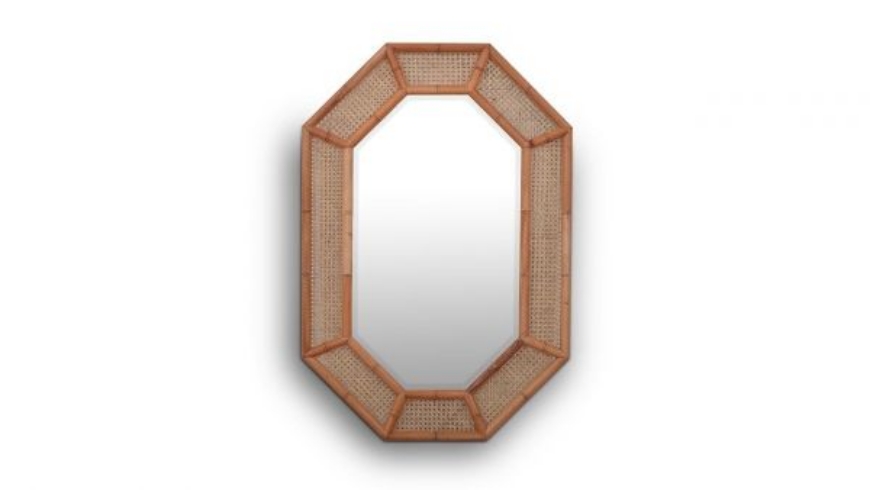 Picture of Sheraton Oval Rattan Mirror