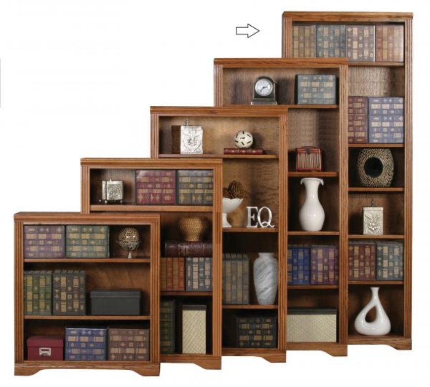 Picture of Oak 48 Open Bookcase