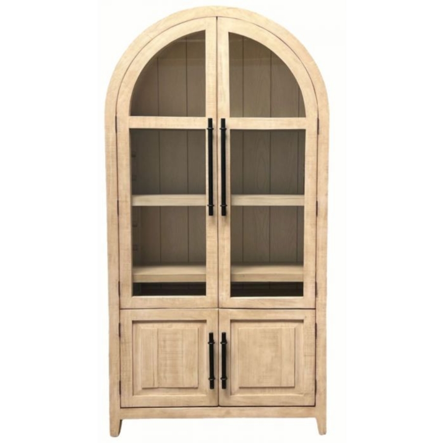 Picture of NATURAL ROUND TOP CABINET 4 DO