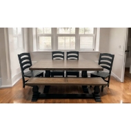 Picture of MIDNIGHT LADDER BACK CHAIR
