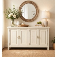 Picture of WHITE 4 DOOR MEDIA CONSOLE