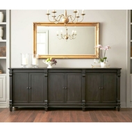 Picture of 6 DOOR DISTRESSBLACK BUFFET