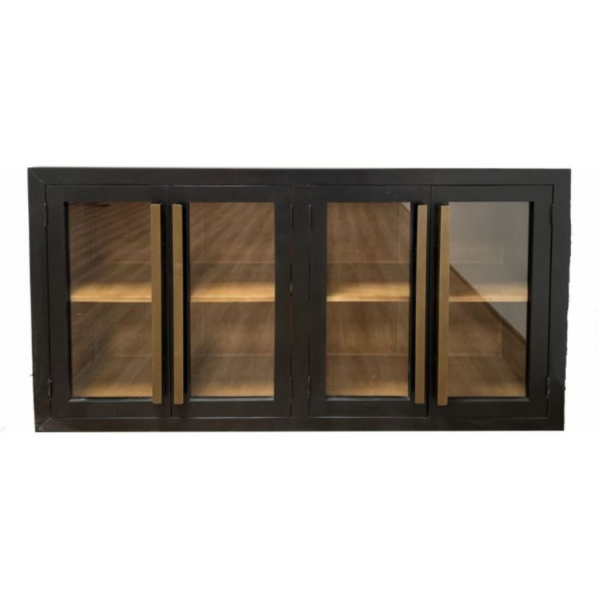 Picture of BLACK CONSOLE WITH GLASS