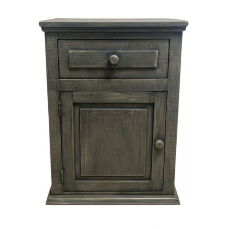 Picture of RUSTIC CHARCOAL GRAY ECONO NIGHTSTAND - MD268