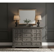 Picture of RUSTIC CHARCOAL GRAY COLISEO DRESSER - MD327