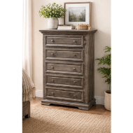 Picture of RUSTIC CHARCOAL GRAY COLISEO CHEST - MD326