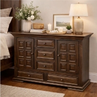 Picture of CLAUDIA 5 DWR 2 DR DRESSER ABR