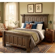 Picture of CLAUDIA KING BED - BROWN