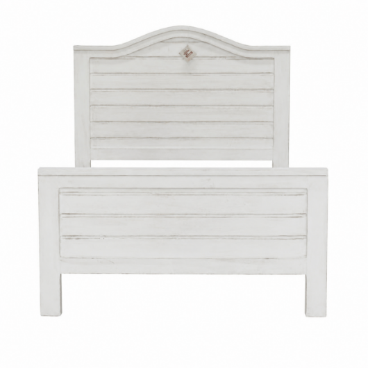 Picture of FROST WHITE K CURVED RANCH BED