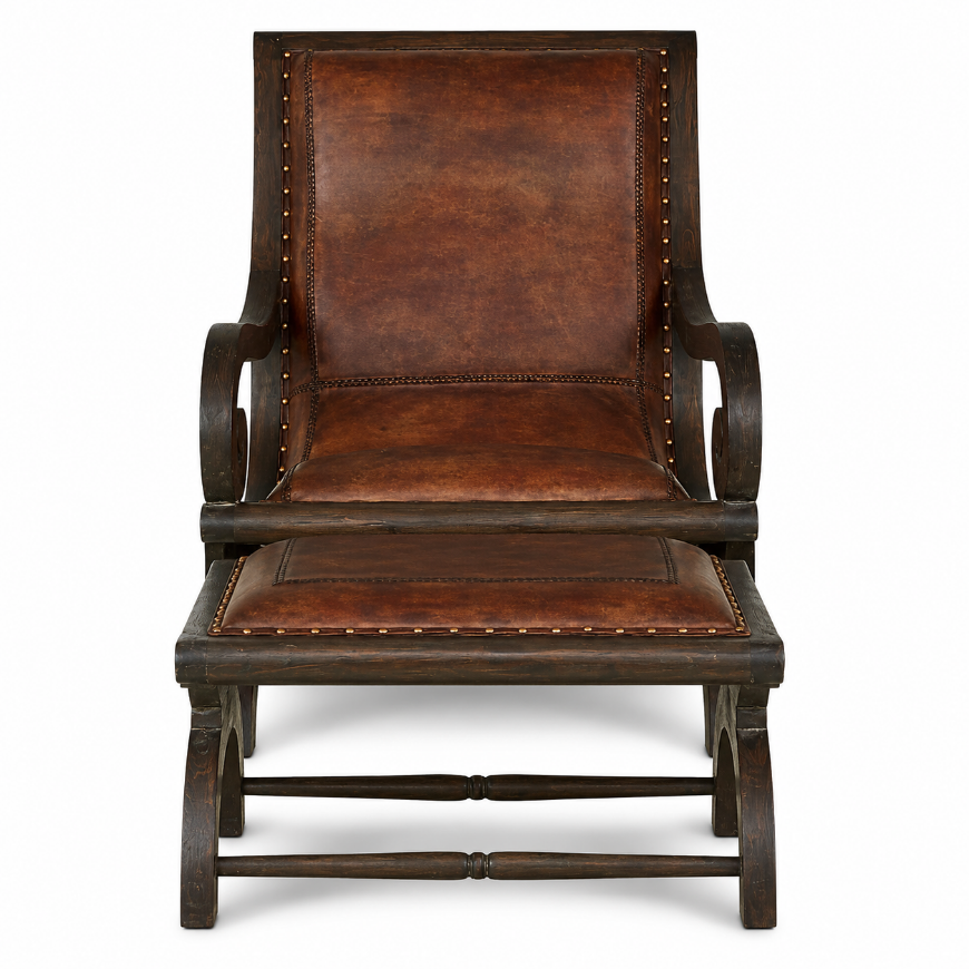 Picture of Lazy Chair w/ Footstool Set