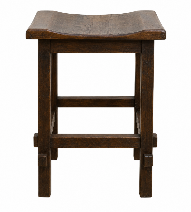 Picture of RUSTIC COUNTER STOOL - WO14