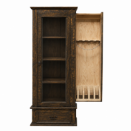 Picture of RUSTIC RECLAIM MED GUN CURIO CABINET - MD512