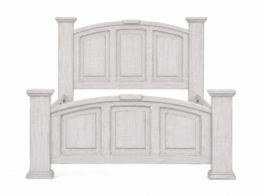 Picture of FROSTED WHITE MANSION Q BED