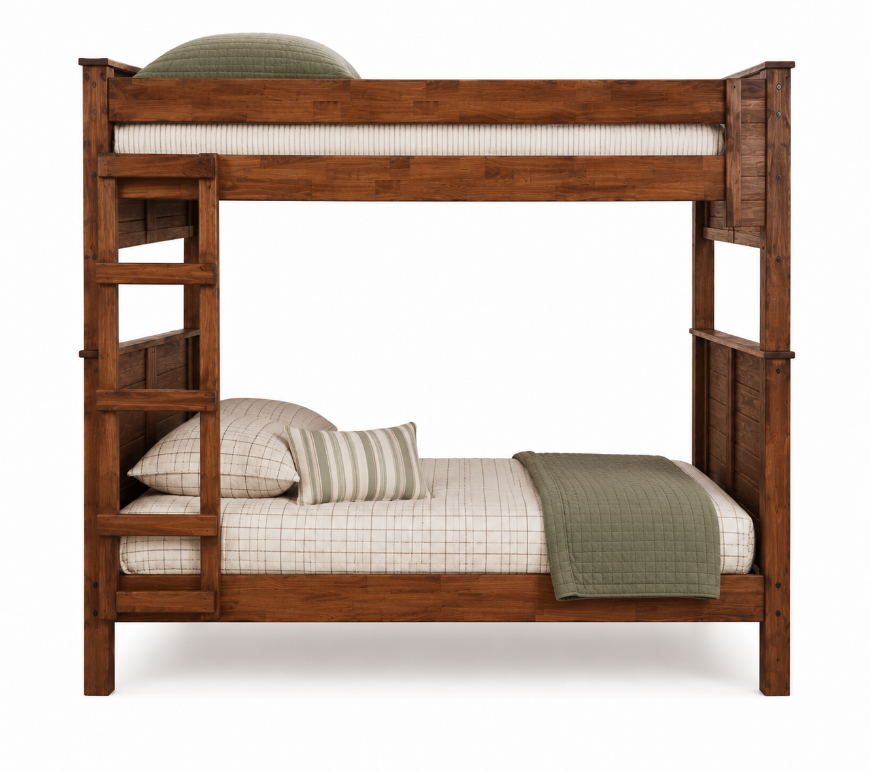 Picture of Twin/Twin Post Bunk Bed