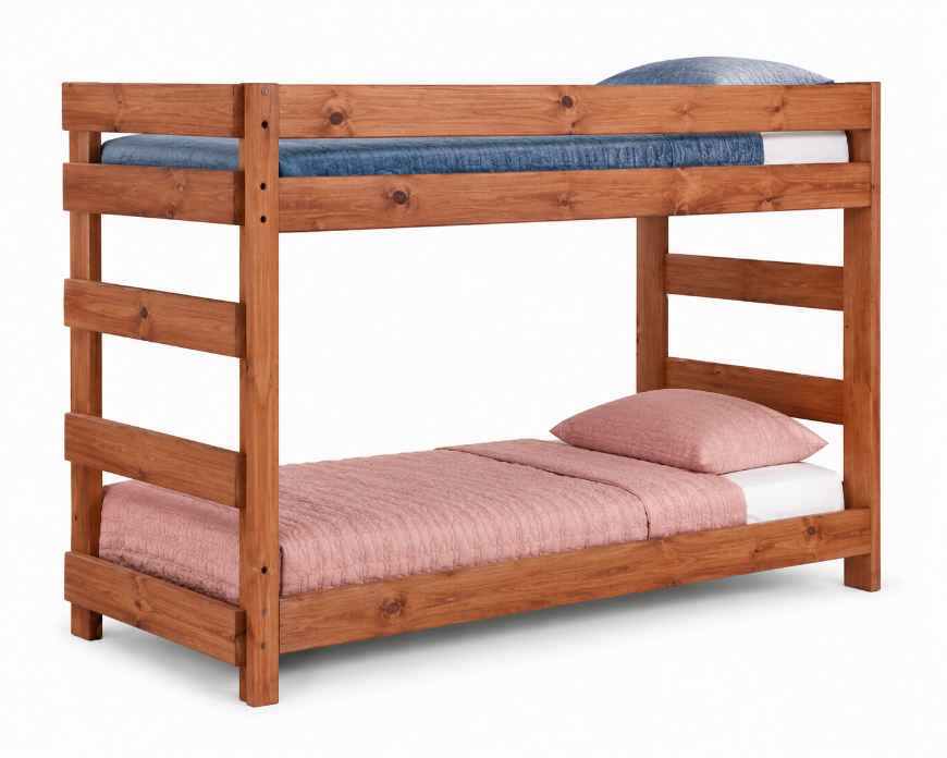 Picture of Twin/Twin One Piece Bunk Bed w/Queen Rails