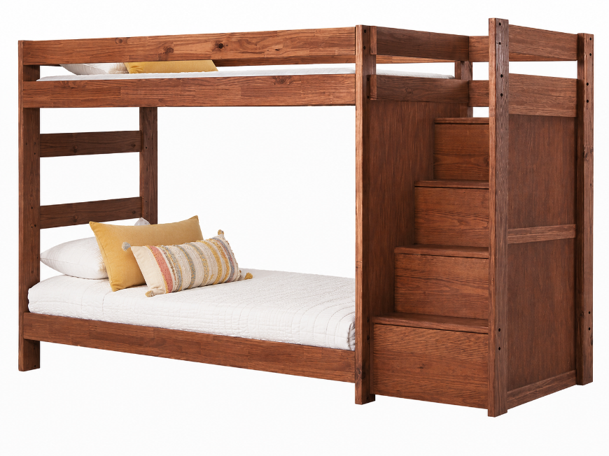 Picture of Twin/Twin Reversible Staircase Bunk Bed