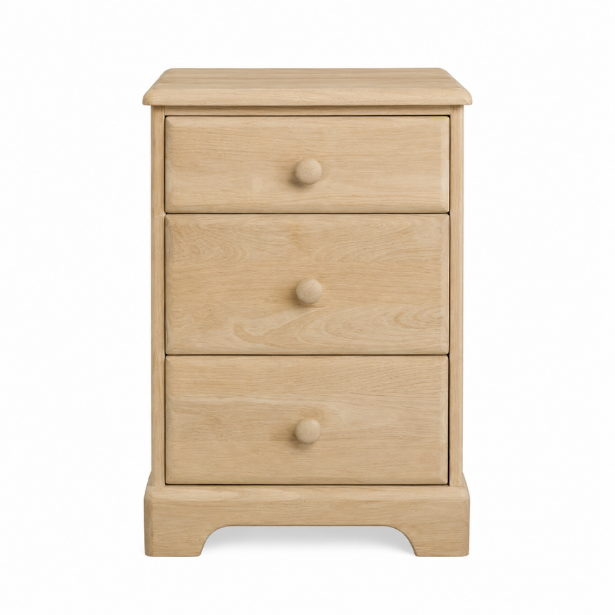 Picture of 3-Drawer Night Stand 19x17x30