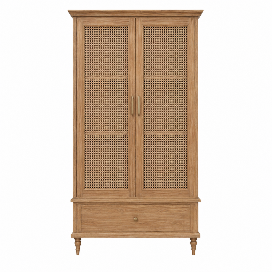 Picture of Jamison Wardrobe w/ Rattan Dr