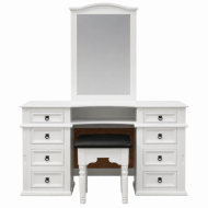 Picture of FROST WHITE JEWELRY VANITY W/M