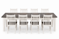 Picture of RUSTIC 8 FT TABLE AND 8 CHAIRS - WO486