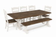 Picture of TRESTLE TBL & 5 CHAIRS W BENCH