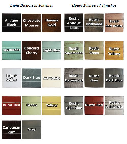 American Heartland Rustic Finishes